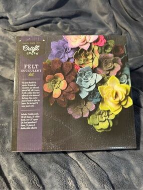 Craft Crush Felt Succulents Kit, Age 13+